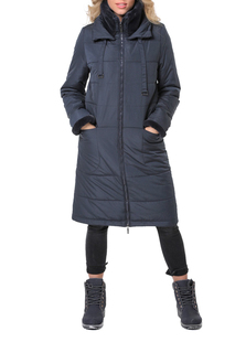 Пуховик-пальто женский DIZZYWAY 19427 синий 42