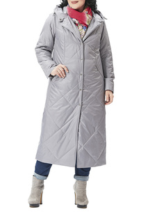Пуховик-пальто женский DIMMA 2040 серый 46 D`Imma