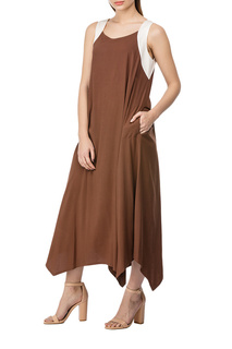 Сарафан женский Helmidge 8653 коричневый 22