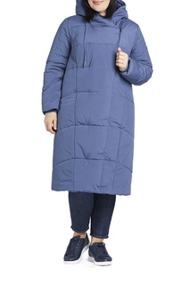 Пуховик-пальто женский D`IMMA 2028 синий 56-170