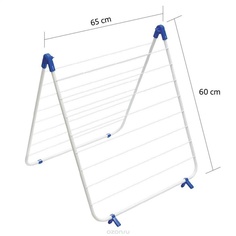 Сушилка для белья на ванну противоскользящая, многофункциональная А-образной формы Fulmar