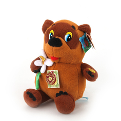 Мягкая игрушка Мульти-Пульти Винни Пух с цветком