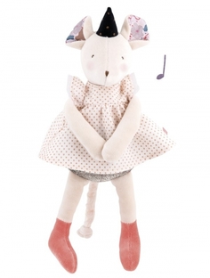 Мягкая игрушка Moulin Roty Музыкальная мышка, 30 см