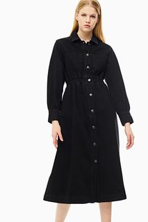 Платье женское Selected 16075234 черное 34 EU