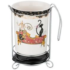 Подставка под кухонные приборы AGNESS, Грация, 10,5x10,5x16 см