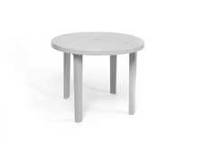 Стол Энергия Сервис Туба -Дуба пластиковый круглый Белый, Полипропилен