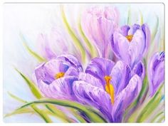 Подставки на пробке Весенние крокусы 40х29 см (4шт) Top Art Studio