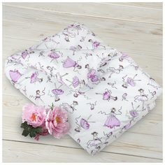 Пододеяльник AmaroBaby на молнии Балерины, поплин, 147х112 см
