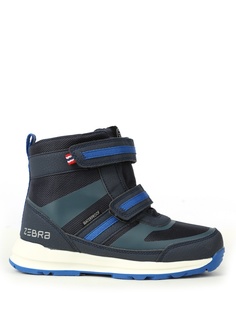 Ботинки ZEBRA 458214 цв.синий р.35 Зебра