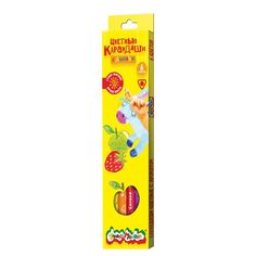 Карандаши цветные, 6 цветов, ароматизированные Каляка Маляка