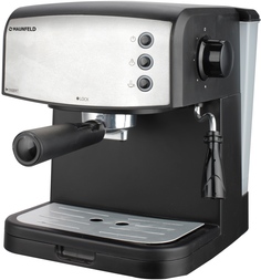 Кофеварка рожкового типа Maunfeld MF-734BK Black/Silver