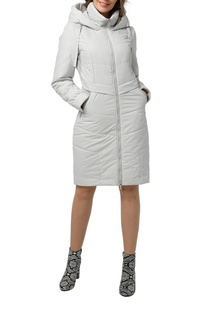 Пуховик-пальто женский DIZZYWAY 20310 белый 48