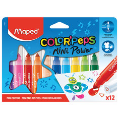 Фломастеры Maped Colorpeps Jumbo Mini, 12 цветов
