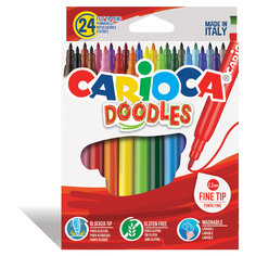 Фломастеры Carioca Doodles, 24 цвета