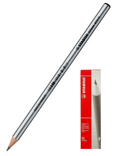 Карандаши чернографитные "Schwan 418", НВ, 3 штуки Stabilo