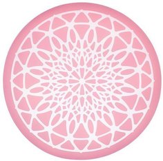Kitchen Craft Силиконовый коврик-трафарет, 9 см, розовый SDILACEMAT10