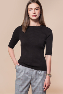 Джемпер женский Vilatte D39.464 черный 44