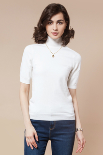 Джемпер женский Vilatte D34.144 белый 48