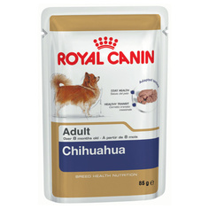 Влажный корм для собак ROYAL CANIN Chihuahua Adult, чихуахуа, мясо, 85г