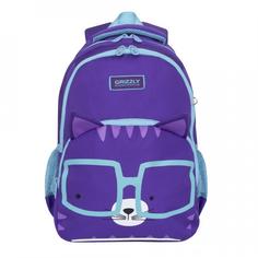Рюкзак GRIZZLY RG-966-2 Школьный (фиолетовый)
