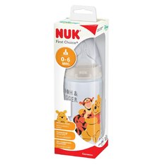 Бутылочка NUK FC+ Дисней Винни бежевая 0-6 мес., 300 мл