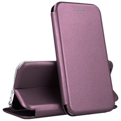 Чехол Open Color с функцией подставки для Huawei Y8P / P Smart S (Бордовый)