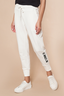 Спортивные брюки женские Vilatte D44.065 белые 48