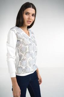 Пуловер женский LA VIDA RICA B61023/ белый 42