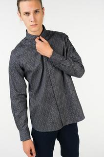 Рубашка мужская Westrenger WS1SM-18-17C серая 50