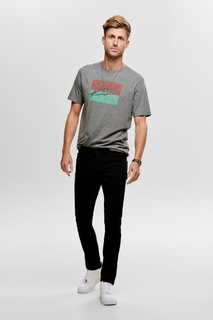 Джинсы мужские ONLY & SONS 22013346 черные 48