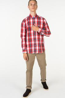 Рубашка мужская Westrenger WS1SM-18-57 красная 48