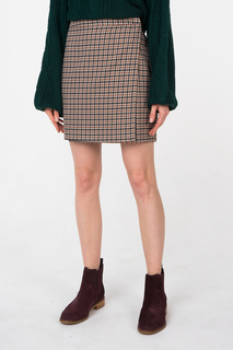 Юбка женская ICHI 20107603 коричневая 40