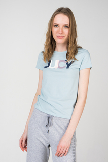 Футболка женская Juicy Couture JWTKT179717 голубая M