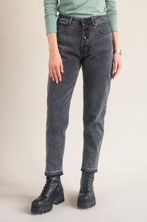 Джинсы женские Vilatte D54.190 серые 46