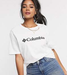 Короткая белая футболка с логотипом Columbia CSC эксклюзивно для ASOS-Черный