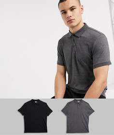 2 трикотажных поло ASOS DESIGN​​​​​​​-Мульти