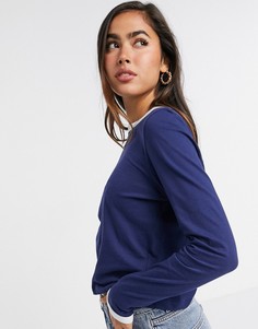 Лонгслив Brave Soul-Темно-синий