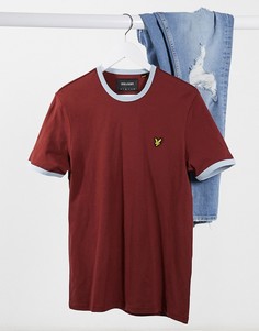 Футболка с кантом Lyle & Scott-Красный