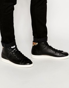 Кроссовки средней высоты adidas Originals Stan Smith S77452-Черный