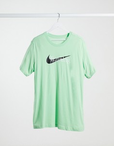 Зеленая футболка с логотипом Nike Training-Зеленый