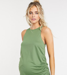Майка ASOS 4505 Maternity-Зеленый