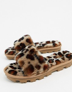 Слиперы с леопардовым принтом UGG Cozette-Мульти