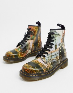 Ботинки с 8 люверсами Dr Martens black sabbath 1460-Черный