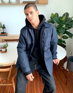 Темно-синяя куртка-рубашка Carhartt WIP-Темно-синий