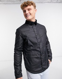 Темно-синяя вощеная куртка Barbour Reelin-Темно-синий