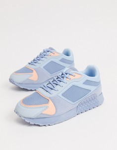 Синие кроссовки на шнуровке ASOS DESIGN Dixie-Мульти