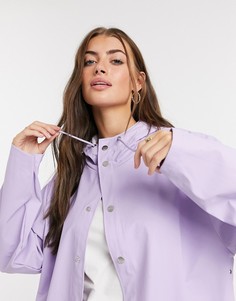 Сиреневая легкая повседневная водонепроницаемая куртка Rains casual-Фиолетовый