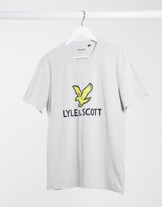 Футболка с логотипом Lyle & Scott-Серый