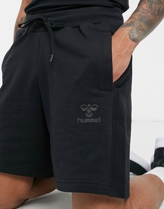 Черные шорты с логотипом Hummel {0}-Черный