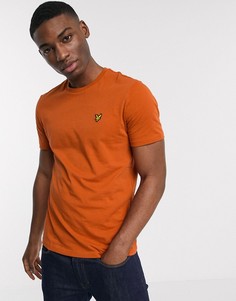 Футболка с круглым вырезом Lyle & Scott-Коричневый